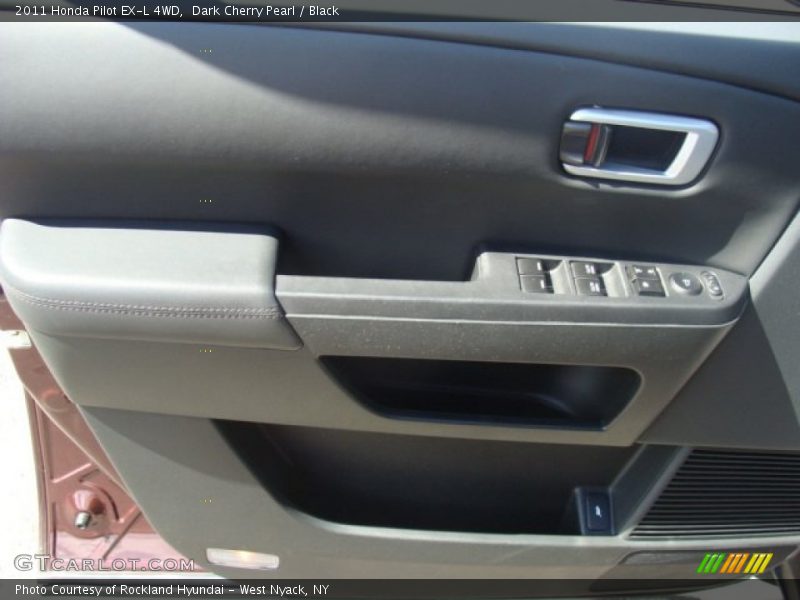 Dark Cherry Pearl / Black 2011 Honda Pilot EX-L 4WD