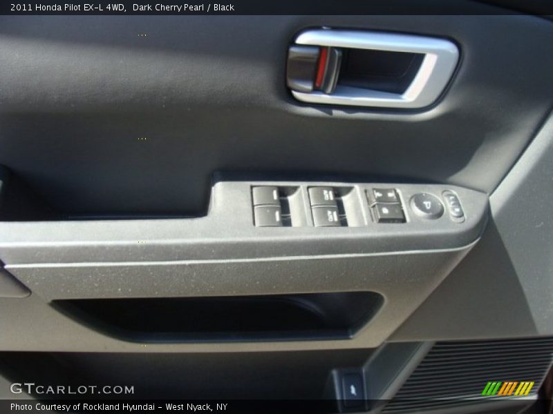 Dark Cherry Pearl / Black 2011 Honda Pilot EX-L 4WD