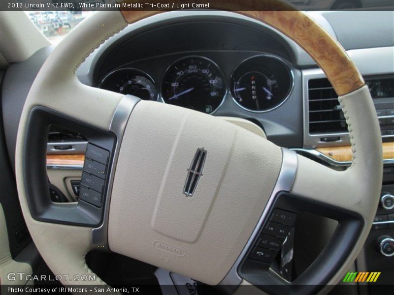 White Platinum Metallic Tri-Coat / Light Camel 2012 Lincoln MKZ FWD