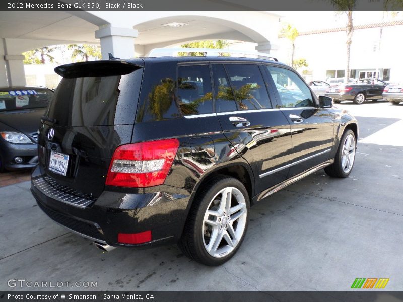 Black / Black 2012 Mercedes-Benz GLK 350