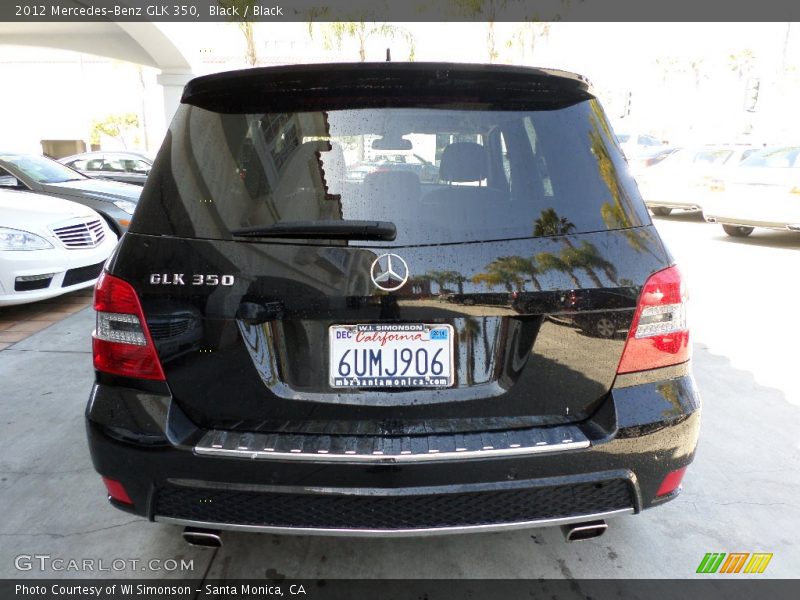 Black / Black 2012 Mercedes-Benz GLK 350