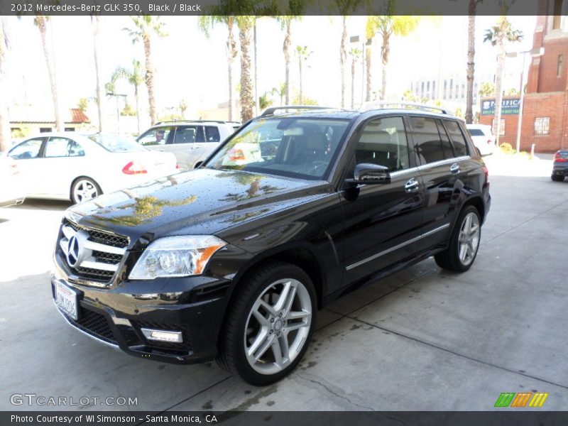 Black / Black 2012 Mercedes-Benz GLK 350
