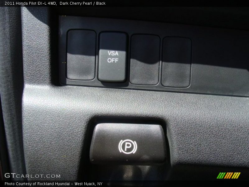 Dark Cherry Pearl / Black 2011 Honda Pilot EX-L 4WD