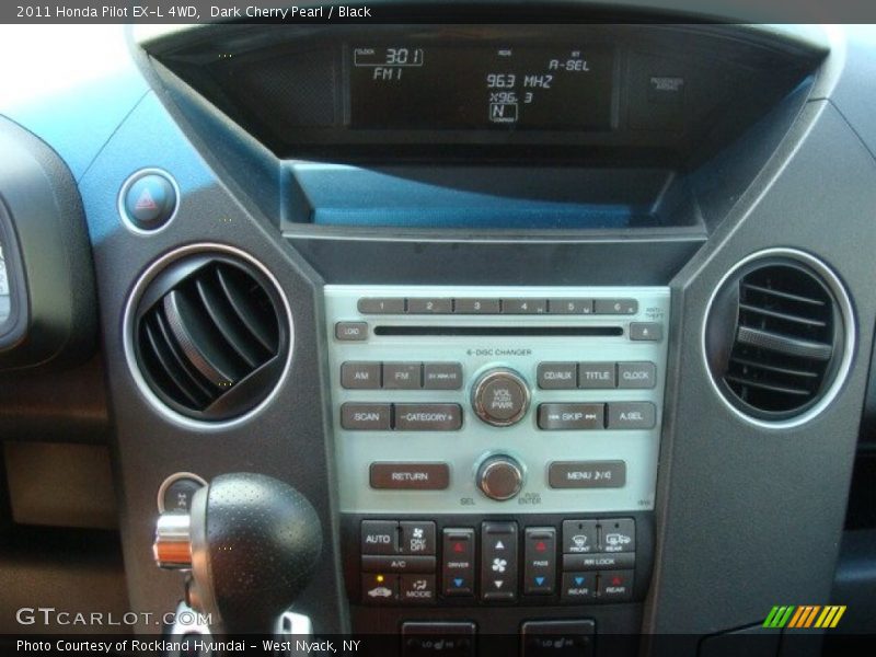 Dark Cherry Pearl / Black 2011 Honda Pilot EX-L 4WD