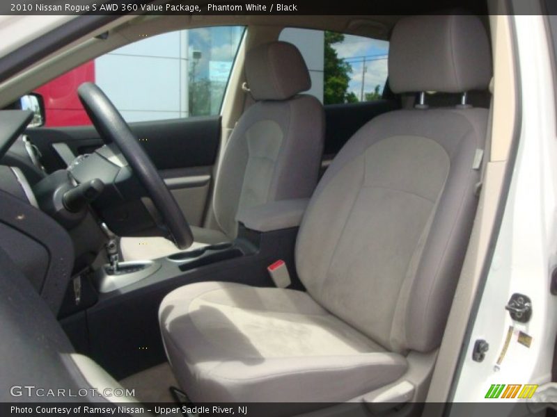 Phantom White / Black 2010 Nissan Rogue S AWD 360 Value Package