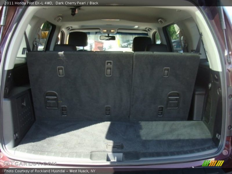 Dark Cherry Pearl / Black 2011 Honda Pilot EX-L 4WD