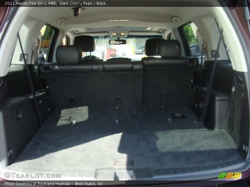 Dark Cherry Pearl / Black 2011 Honda Pilot EX-L 4WD