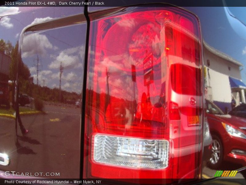 Dark Cherry Pearl / Black 2011 Honda Pilot EX-L 4WD