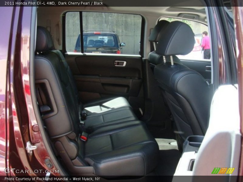 Dark Cherry Pearl / Black 2011 Honda Pilot EX-L 4WD