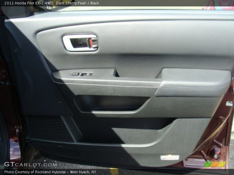Dark Cherry Pearl / Black 2011 Honda Pilot EX-L 4WD