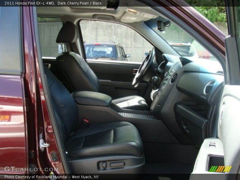 Dark Cherry Pearl / Black 2011 Honda Pilot EX-L 4WD