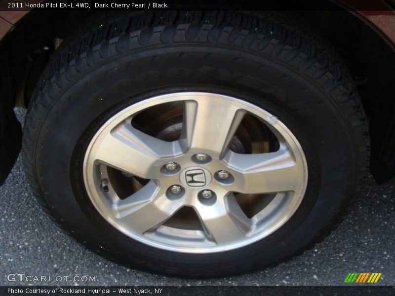 Dark Cherry Pearl / Black 2011 Honda Pilot EX-L 4WD