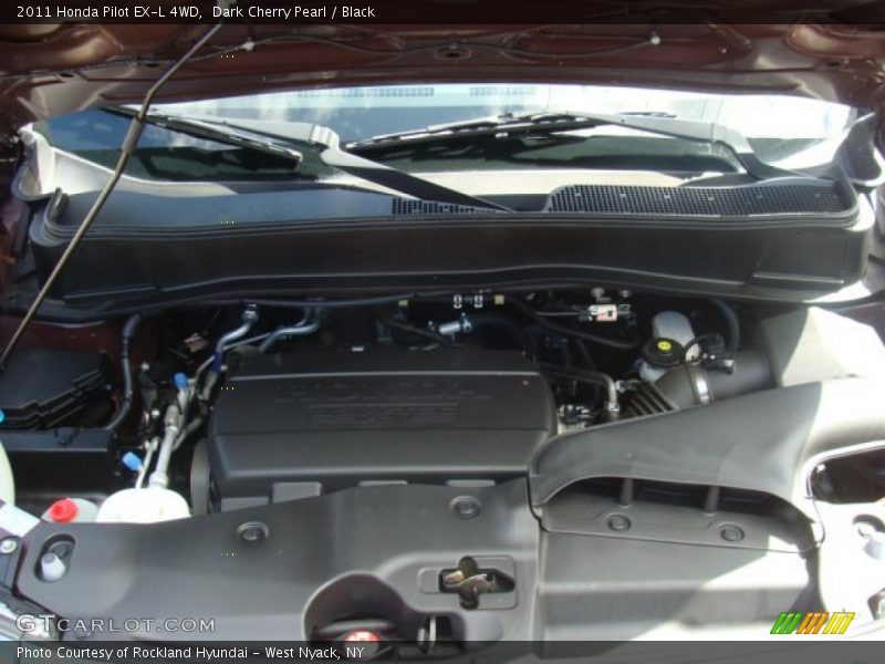 Dark Cherry Pearl / Black 2011 Honda Pilot EX-L 4WD