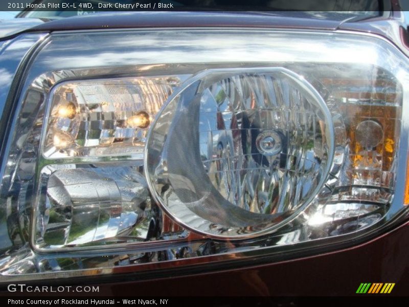 Dark Cherry Pearl / Black 2011 Honda Pilot EX-L 4WD