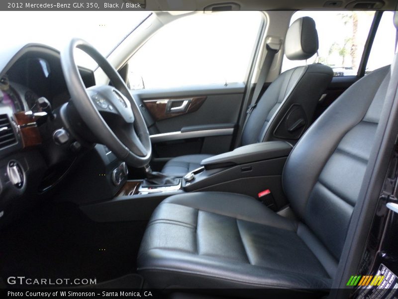 Black / Black 2012 Mercedes-Benz GLK 350