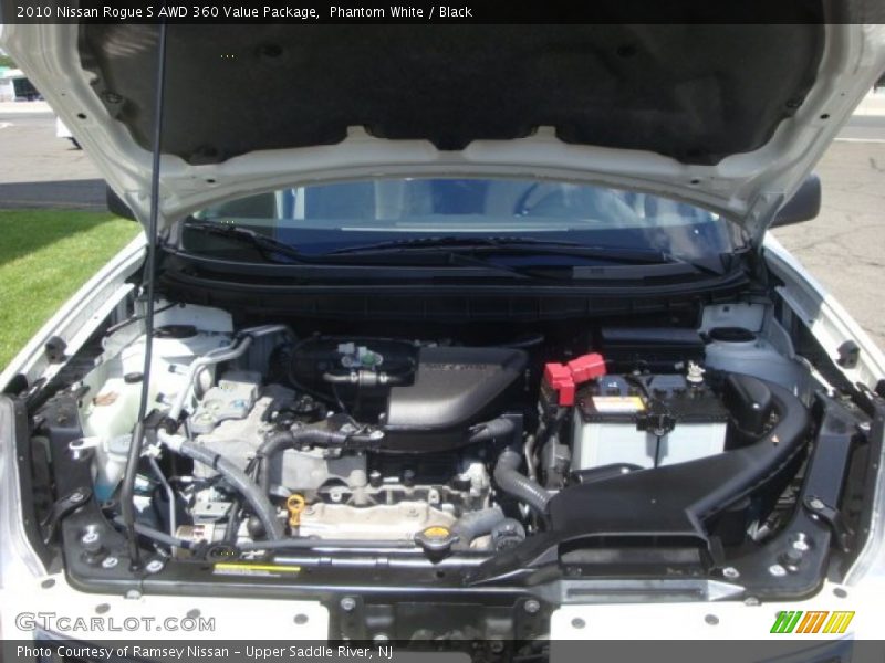 Phantom White / Black 2010 Nissan Rogue S AWD 360 Value Package
