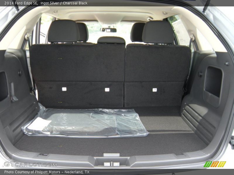 Ingot Silver / Charcoal Black 2014 Ford Edge SE