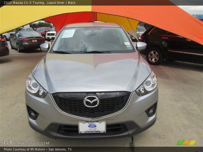 Liquid Silver / Black 2013 Mazda CX-5 Touring