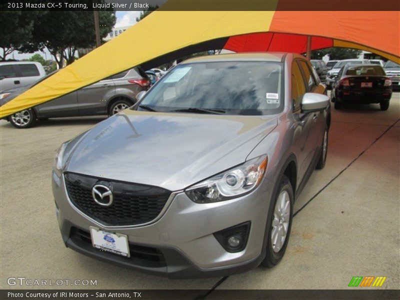 Liquid Silver / Black 2013 Mazda CX-5 Touring