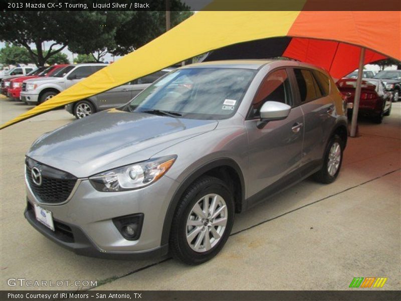 Liquid Silver / Black 2013 Mazda CX-5 Touring