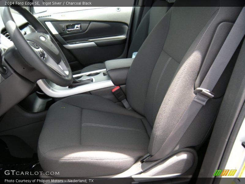 Ingot Silver / Charcoal Black 2014 Ford Edge SE