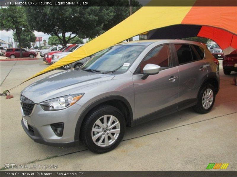 Liquid Silver / Black 2013 Mazda CX-5 Touring