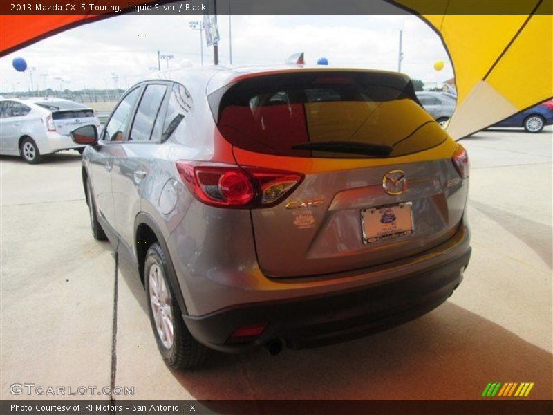 Liquid Silver / Black 2013 Mazda CX-5 Touring