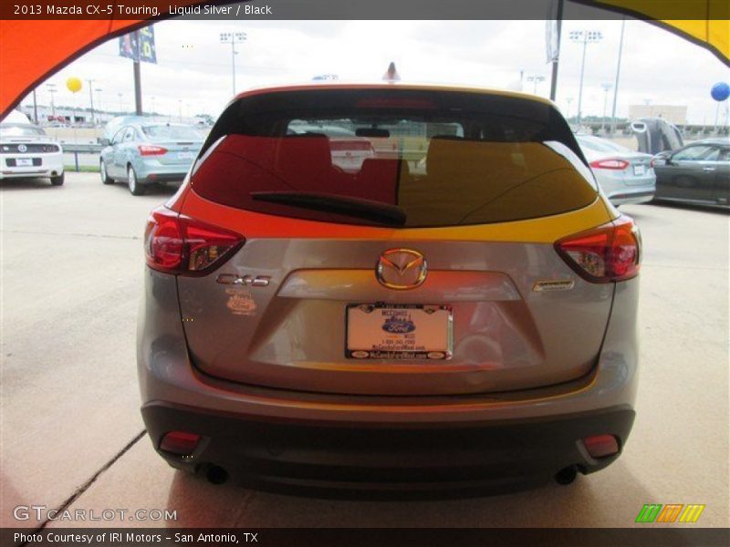 Liquid Silver / Black 2013 Mazda CX-5 Touring