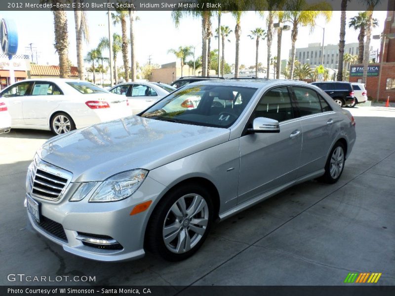 Iridium Silver Metallic / Black 2012 Mercedes-Benz E 350 BlueTEC Sedan