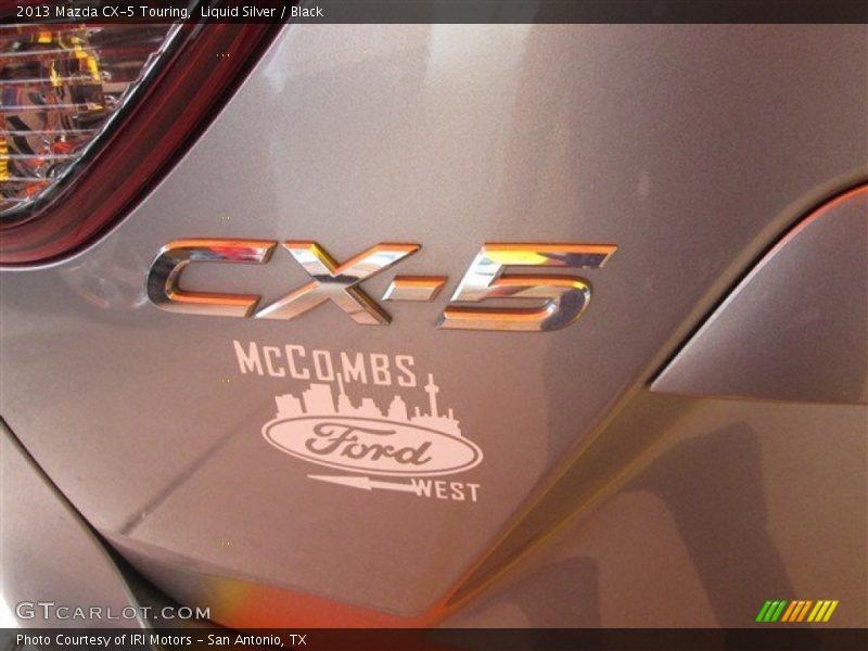 Liquid Silver / Black 2013 Mazda CX-5 Touring