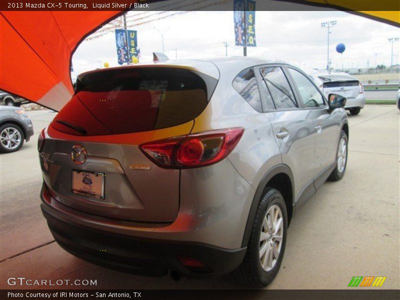 Liquid Silver / Black 2013 Mazda CX-5 Touring