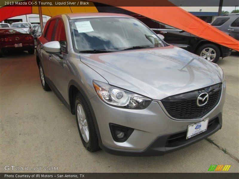 Liquid Silver / Black 2013 Mazda CX-5 Touring