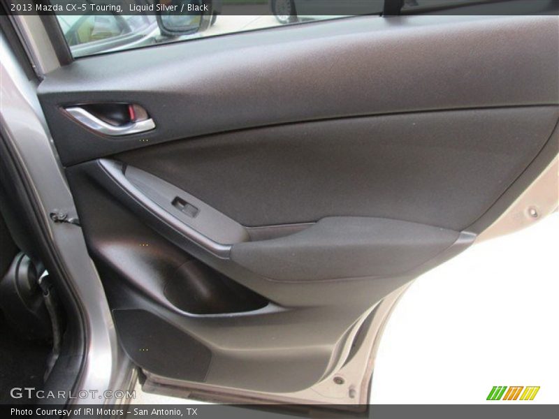 Liquid Silver / Black 2013 Mazda CX-5 Touring