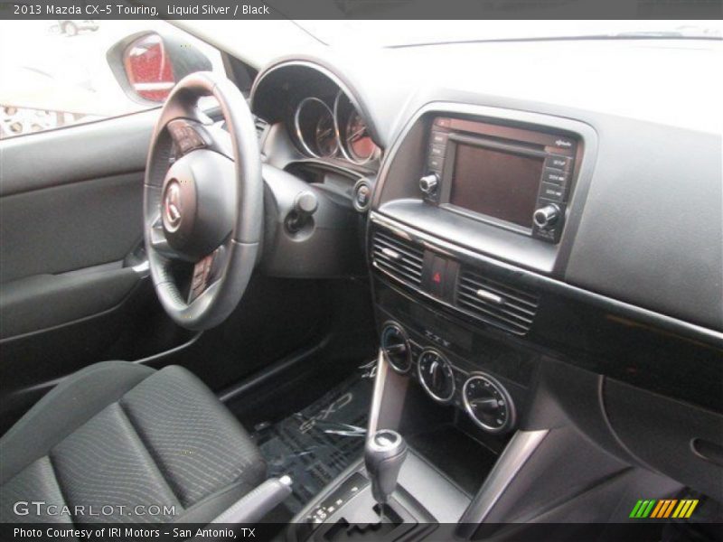 Liquid Silver / Black 2013 Mazda CX-5 Touring