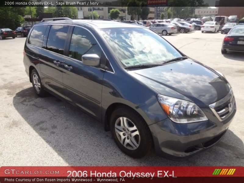 Sage Brush Pearl / Ivory 2006 Honda Odyssey EX-L