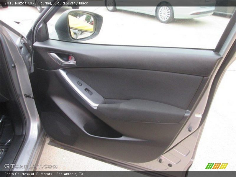 Liquid Silver / Black 2013 Mazda CX-5 Touring