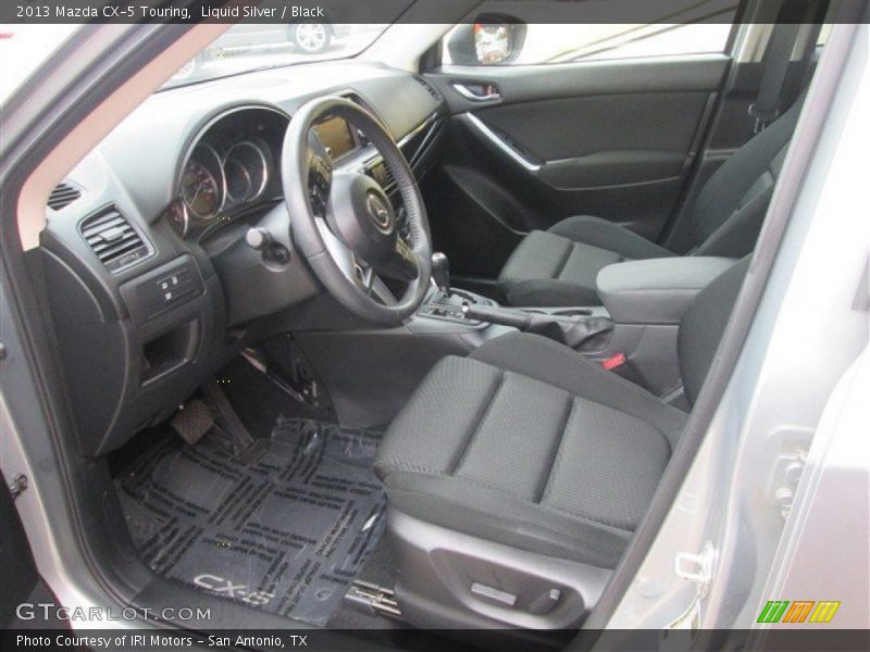 Liquid Silver / Black 2013 Mazda CX-5 Touring
