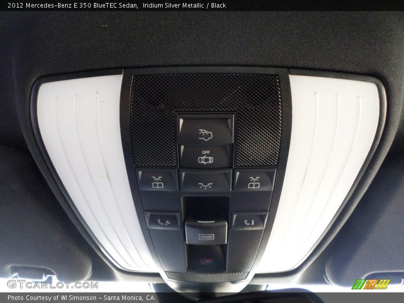 Iridium Silver Metallic / Black 2012 Mercedes-Benz E 350 BlueTEC Sedan