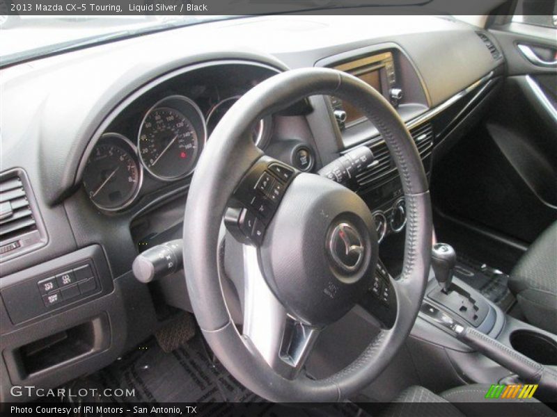 Liquid Silver / Black 2013 Mazda CX-5 Touring