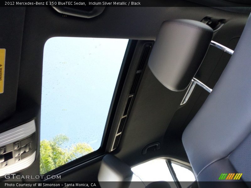 Iridium Silver Metallic / Black 2012 Mercedes-Benz E 350 BlueTEC Sedan