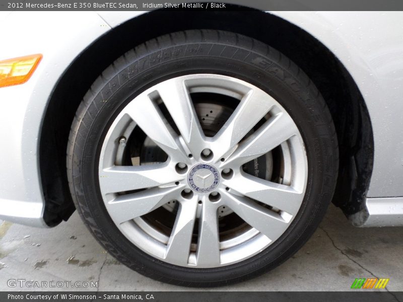 Iridium Silver Metallic / Black 2012 Mercedes-Benz E 350 BlueTEC Sedan