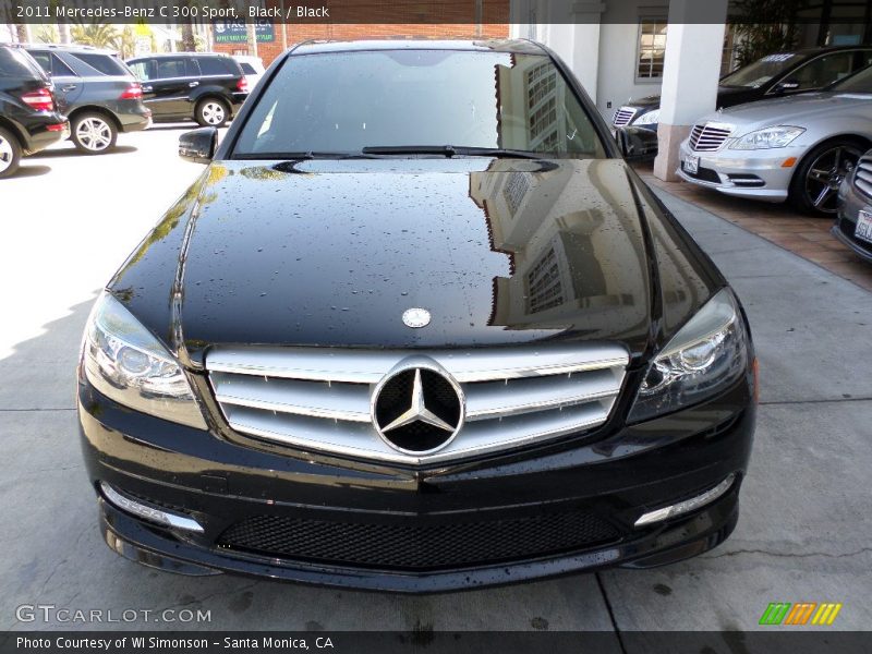 Black / Black 2011 Mercedes-Benz C 300 Sport