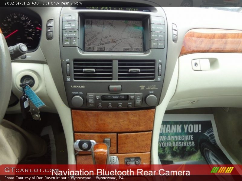 Blue Onyx Pearl / Ivory 2002 Lexus LS 430