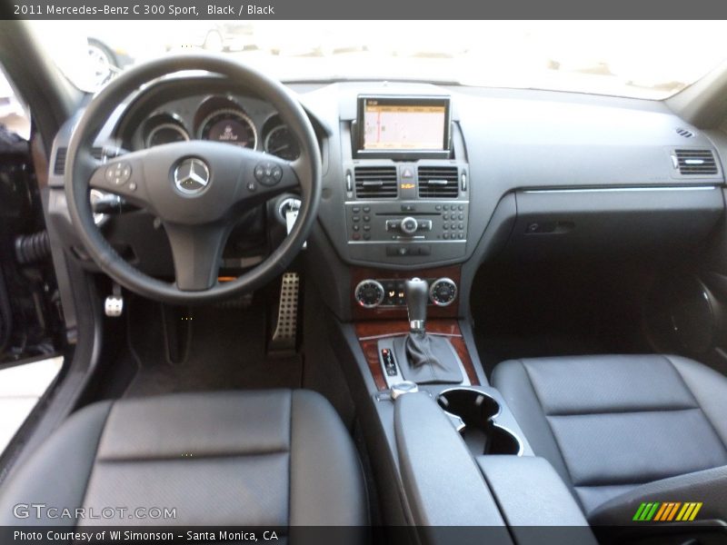 Black / Black 2011 Mercedes-Benz C 300 Sport