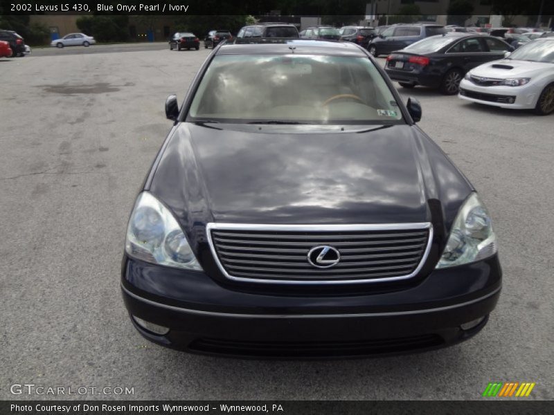 Blue Onyx Pearl / Ivory 2002 Lexus LS 430