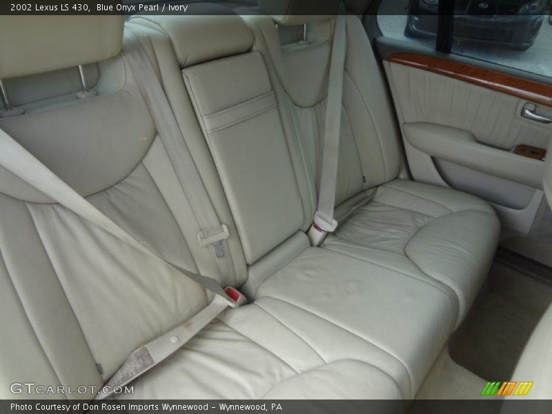 Blue Onyx Pearl / Ivory 2002 Lexus LS 430