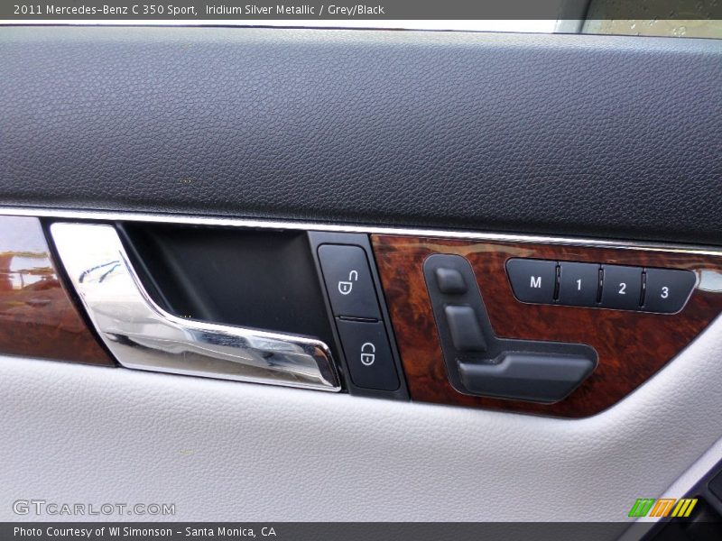 Iridium Silver Metallic / Grey/Black 2011 Mercedes-Benz C 350 Sport