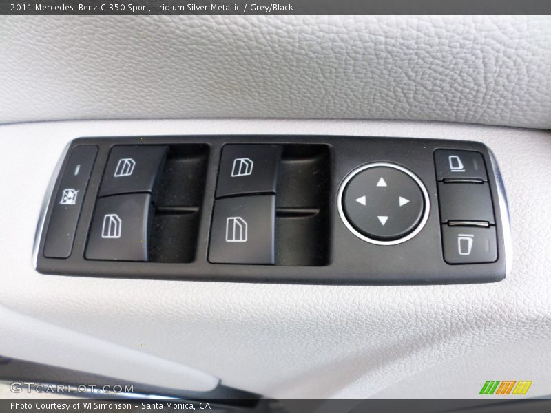 Iridium Silver Metallic / Grey/Black 2011 Mercedes-Benz C 350 Sport