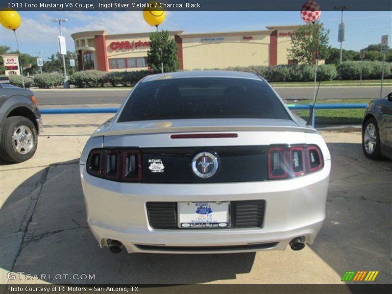 Ingot Silver Metallic / Charcoal Black 2013 Ford Mustang V6 Coupe