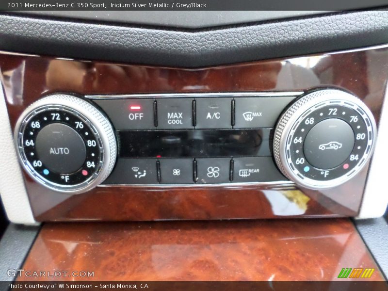 Iridium Silver Metallic / Grey/Black 2011 Mercedes-Benz C 350 Sport